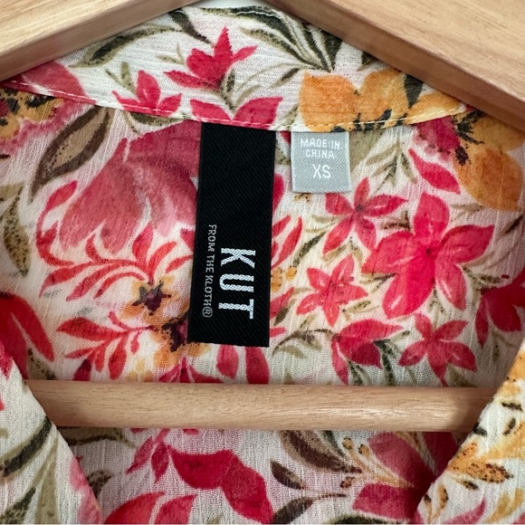 Kut from the Kloth Floral Print Shirt - Picture 3 of 7